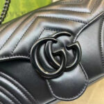 Gucci GG Marmont Shoulder Bag 734814 Black